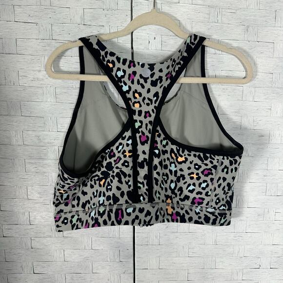 Torrid women’s sports bra animal print zip front colorful athletic plus size ￼ - Picture 2 of 10